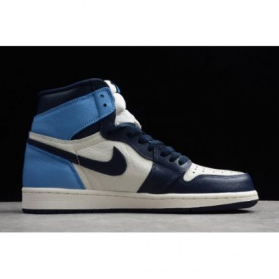 Nike Erkek Air Jordan 1 Retro High Og Obsidian / Obsidian Basketbol Ayakkabısı Türkiye - LXL3SD6G